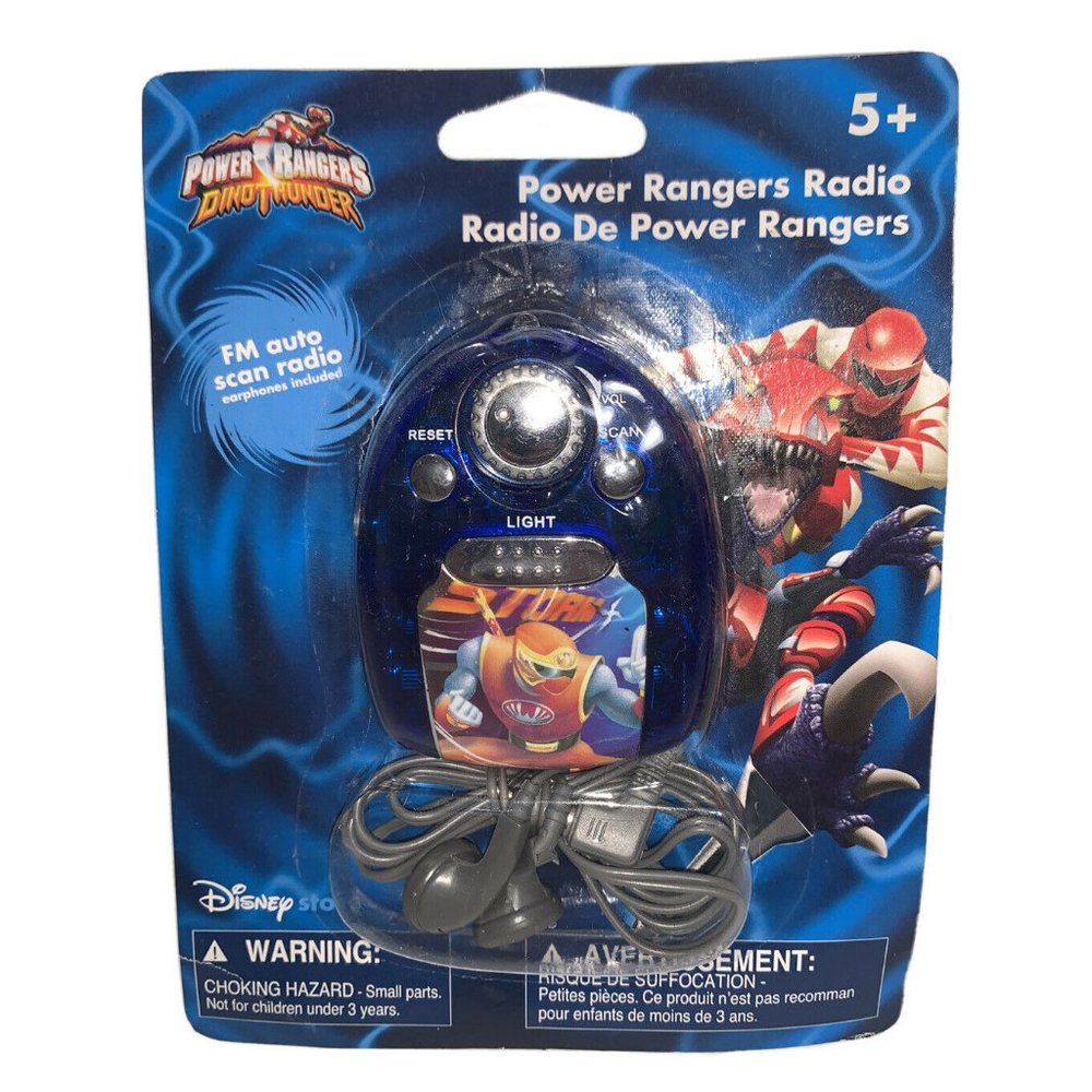 Power Rangers Dino Thunder Disney Store  FM Radio